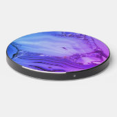 Exotic Purple Marble Wireless Charger (Front 2)