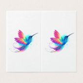 Exotic Rainbow Hummingbird (Outside Unfolded)