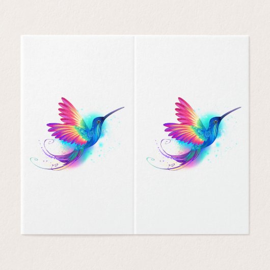 Exotic Rainbow Hummingbird (Outside Unfolded)