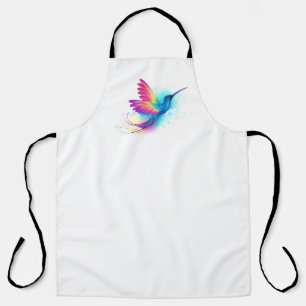 Exotic Rainbow Hummingbird Apron