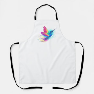 Exotic Rainbow Hummingbird Apron