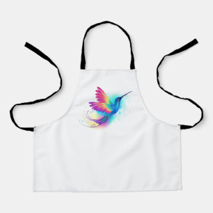 Exotic Rainbow Hummingbird Apron