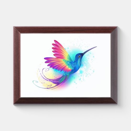 Exotic Rainbow Hummingbird Award Plaque