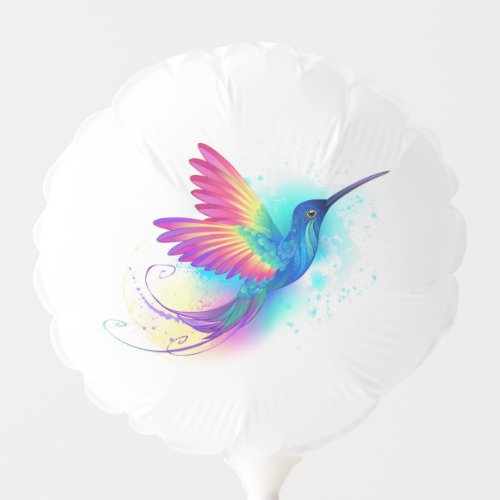 Exotic Rainbow Hummingbird Balloon