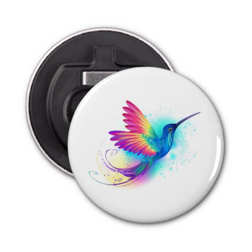 Exotic Rainbow Hummingbird Bottle Opener