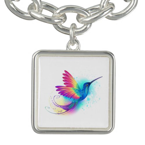 Exotic Rainbow Hummingbird Bracelet