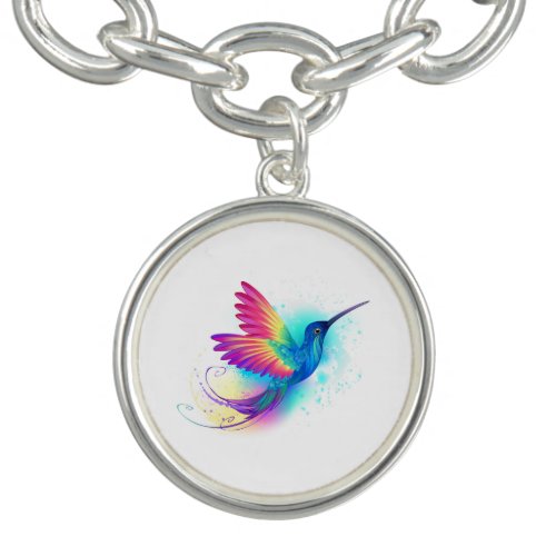 Exotic Rainbow Hummingbird Bracelet