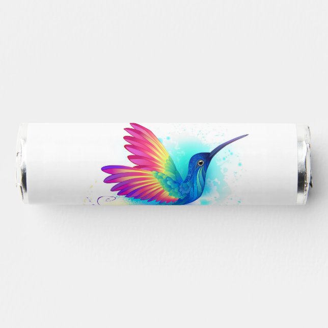 Exotic Rainbow Hummingbird Breath Savers® Mints (Front)