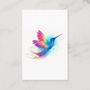Exotic Rainbow Hummingbird Business Card
