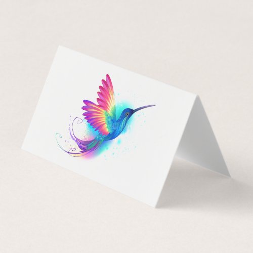 Exotic Rainbow Hummingbird Business Card