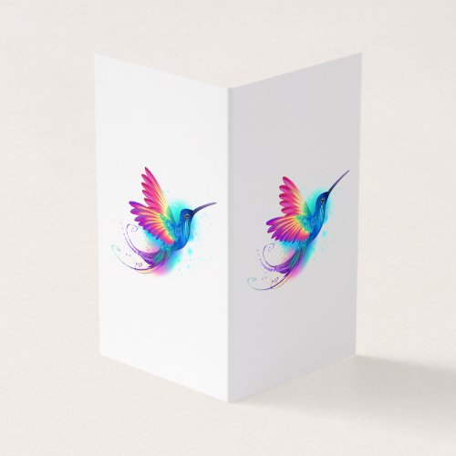 Exotic Rainbow Hummingbird Business Card