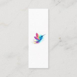Exotic Rainbow Hummingbird Calling Card