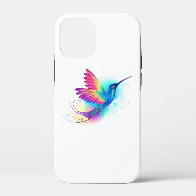 Exotic Rainbow Hummingbird Case-Mate iPhone Case (Back)