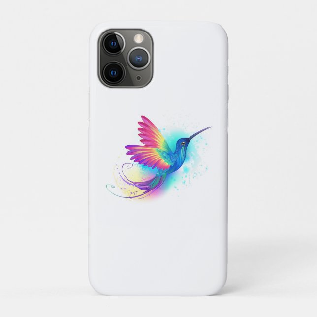 Exotic Rainbow Hummingbird Case-Mate iPhone Case (Back)