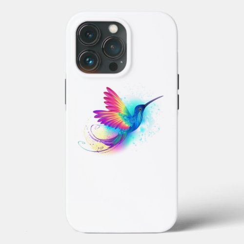 Exotic Rainbow Hummingbird iPhone 13 Pro Case