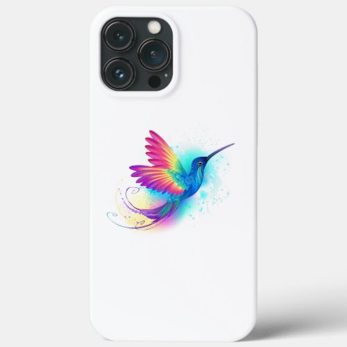 Exotic Rainbow Hummingbird iPhone 13 Pro Max Case