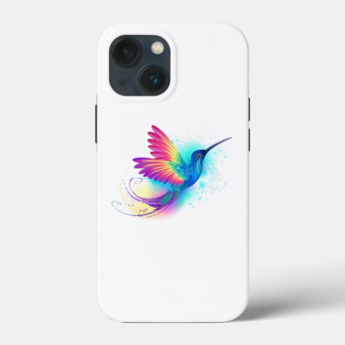 Exotic Rainbow Hummingbird iPhone 13 Mini Case