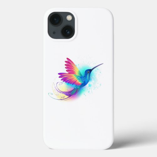 Exotic Rainbow Hummingbird iPhone 13 Case