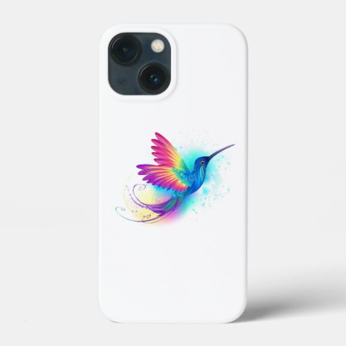 Exotic Rainbow Hummingbird iPhone 13 Mini Case