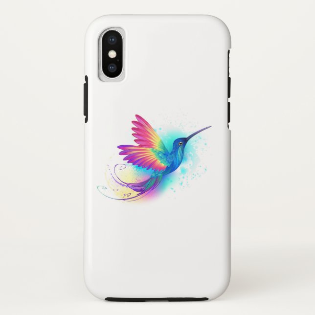 Exotic Rainbow Hummingbird Case-Mate iPhone Case (Back)