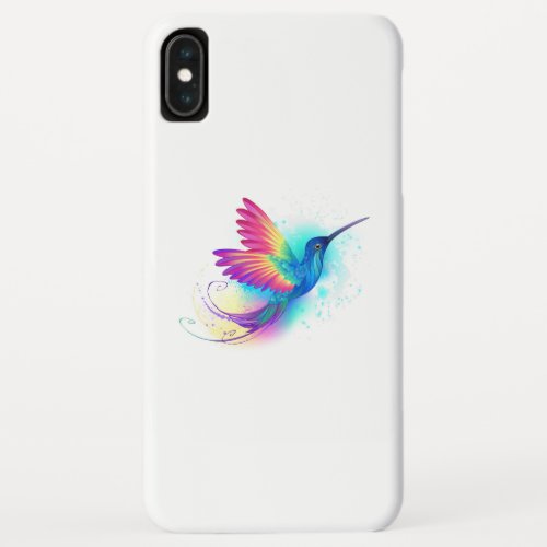 Exotic Rainbow Hummingbird iPhone XS Max Case