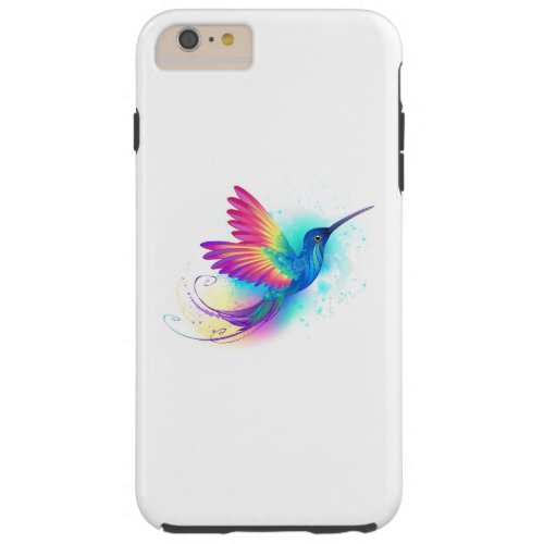 Exotic Rainbow Hummingbird Tough iPhone 6 Plus Case