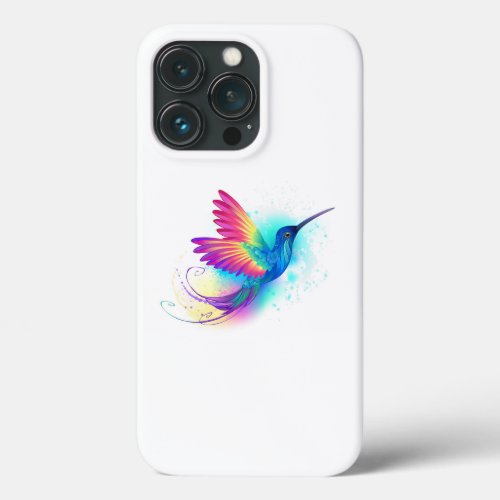 Exotic Rainbow Hummingbird iPhone 13 Pro Case