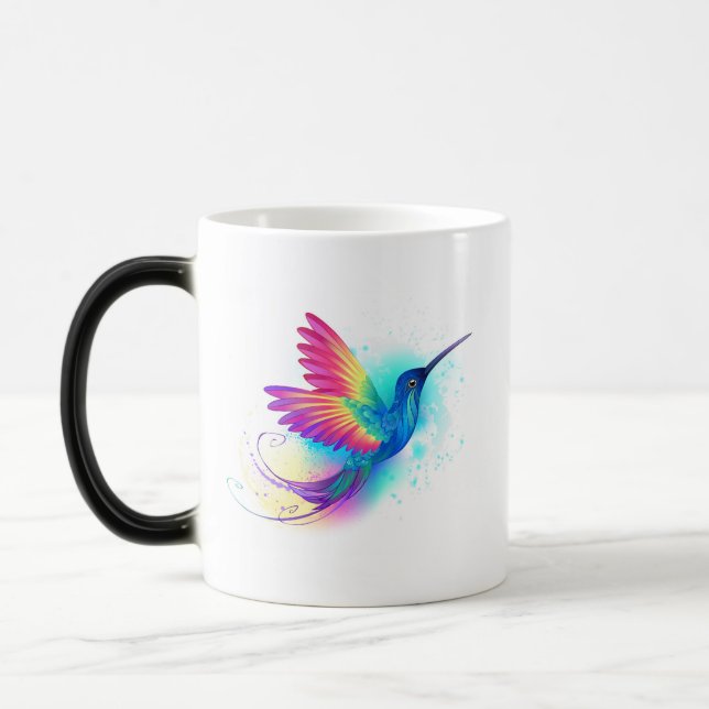 Exotic Rainbow Hummingbird Color Morph Mug (Left)