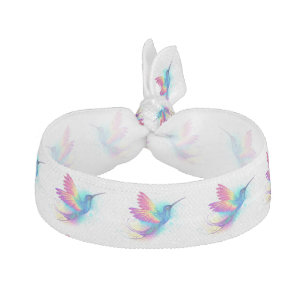Exotic Rainbow Hummingbird Elastic Hair Tie