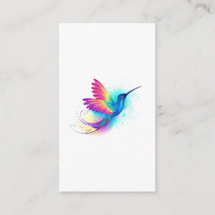 Exotic Rainbow Hummingbird Enclosure Card