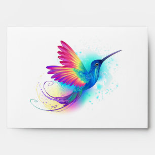 Exotic Rainbow Hummingbird Envelope