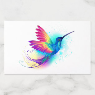 Exotic Rainbow Hummingbird Envelope Liner