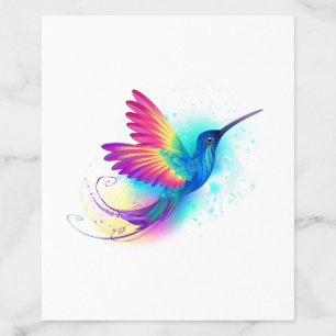 Exotic Rainbow Hummingbird Envelope Liner