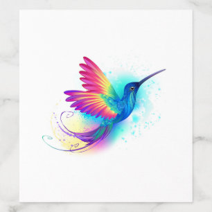 Exotic Rainbow Hummingbird Envelope Liner