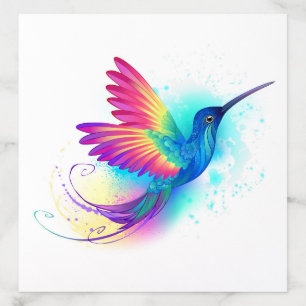 Exotic Rainbow Hummingbird Envelope Liner