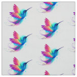 Exotic Rainbow Hummingbird Fabric