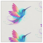 Exotic Rainbow Hummingbird Fabric