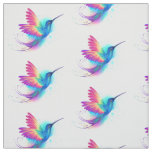 Exotic Rainbow Hummingbird Fabric