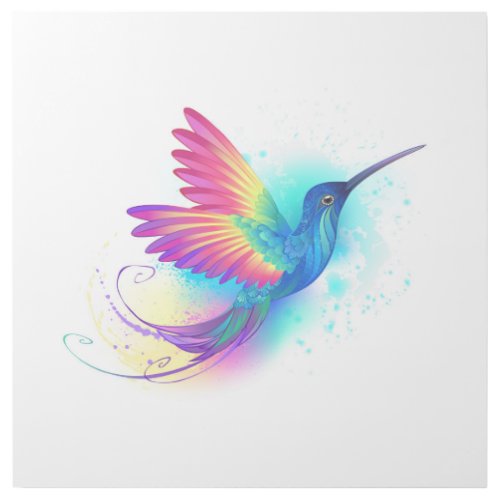 Exotic Rainbow Hummingbird Gallery Wrap