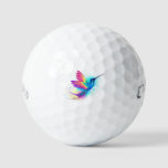 Exotic Rainbow Hummingbird Golf Balls