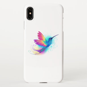 Exotic Rainbow Hummingbird iPhone XS Max Case