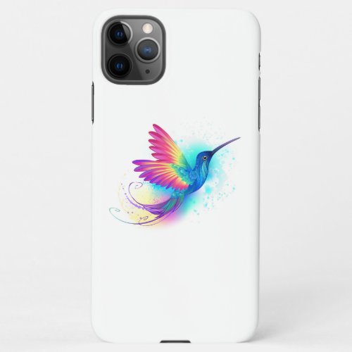 Exotic Rainbow Hummingbird iPhone 11Pro Max Case