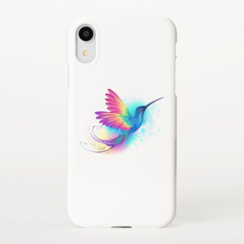 Exotic Rainbow Hummingbird iPhone XR Case