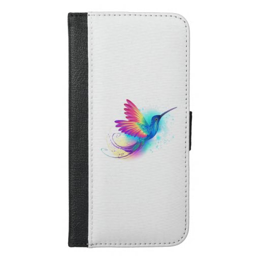 Exotic Rainbow Hummingbird iPhone 6/6s Plus Wallet Case