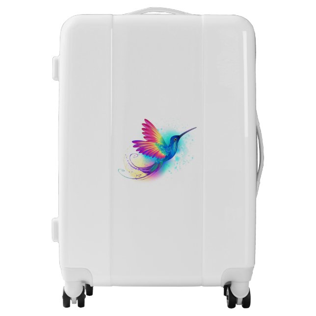 Exotic Rainbow Hummingbird Luggage (Front)