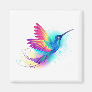 Exotic Rainbow Hummingbird Magnet
