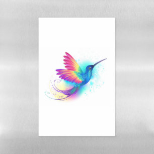 Exotic Rainbow Hummingbird Magnetic Dry Erase Sheet