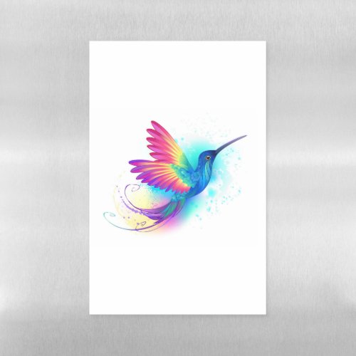 Exotic Rainbow Hummingbird Magnetic Dry Erase Sheet