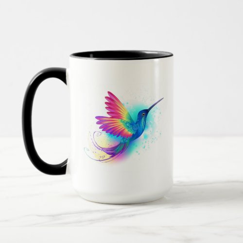 Exotic Rainbow Hummingbird Mug