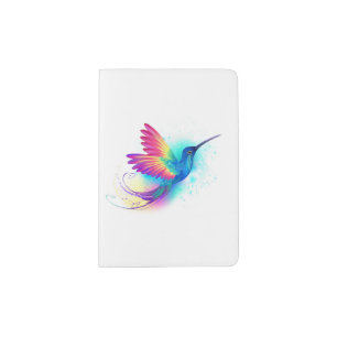 Exotic Rainbow Hummingbird Passport Holder